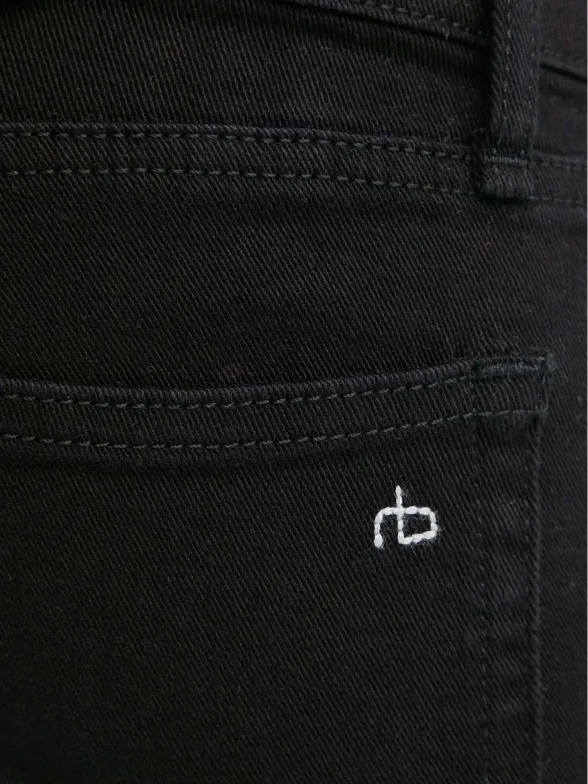 rag & bone ロゴ刺繍ジーンズ - 画像4
