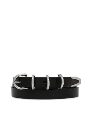 rag & bone レザートリプルリングベルト - サムネイル1