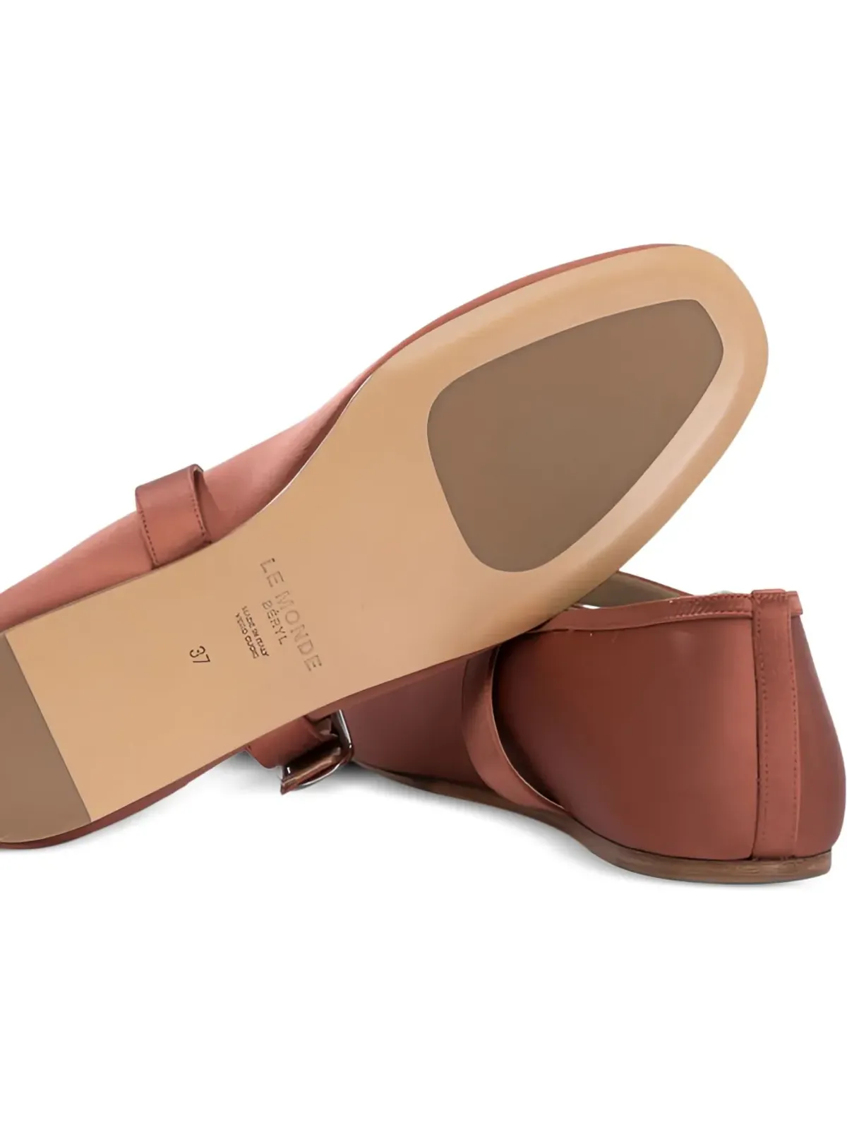 Le Monde Beryl シルクバックルフラット - 画像4