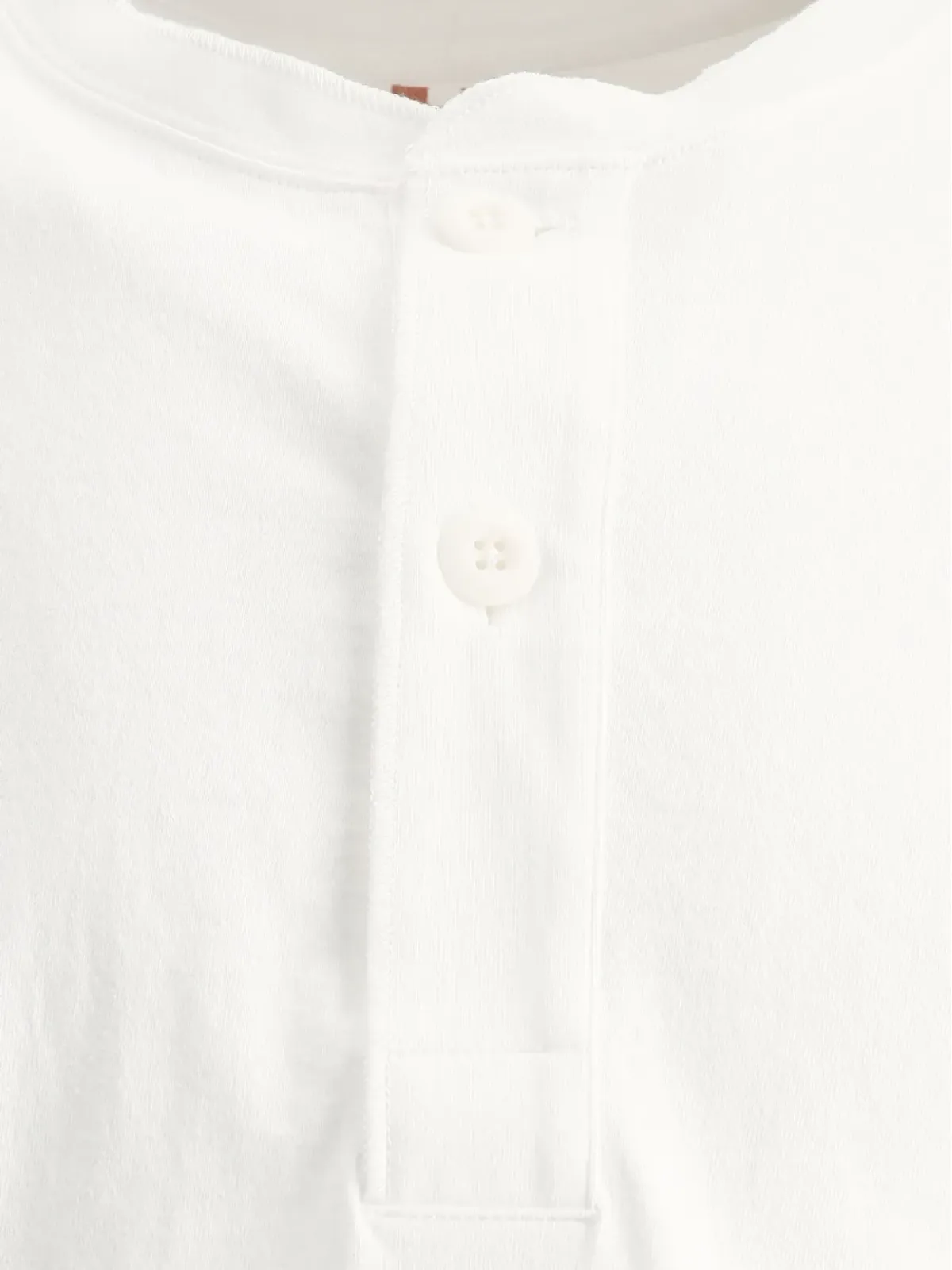 BEAMS PLUS ヘンリーネック コットンTシャツ（2枚セット） - ホワイト - 画像3