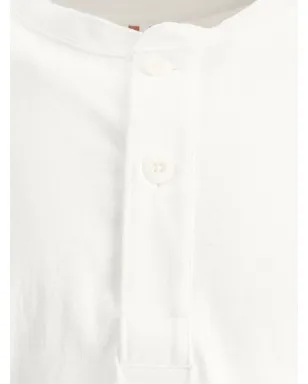 BEAMS PLUS ヘンリーネック コットンTシャツ（2枚セット） - ホワイト - サムネイル3