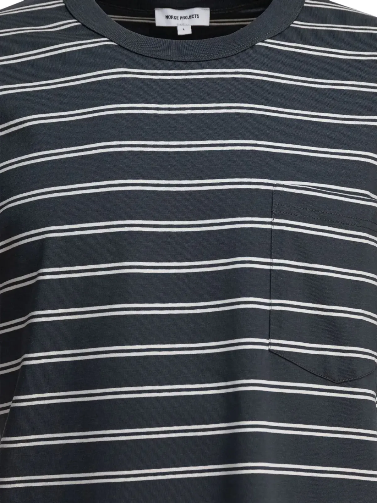 Norse Projects ノースプロジェクツ ストライプポケットTシャツ - 画像3