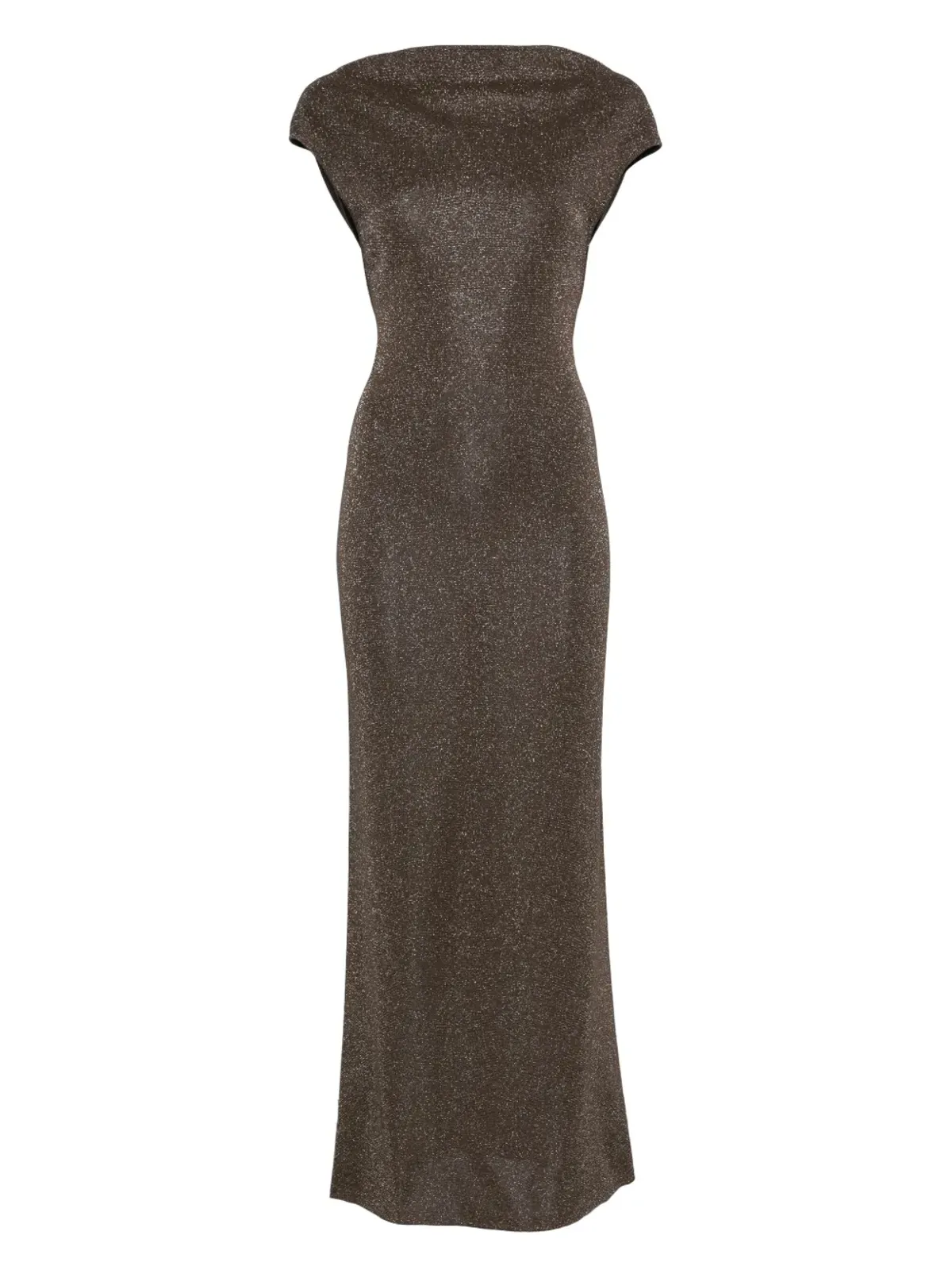 Max Mara ラメディテールのドレス（ブラウン） - 画像1