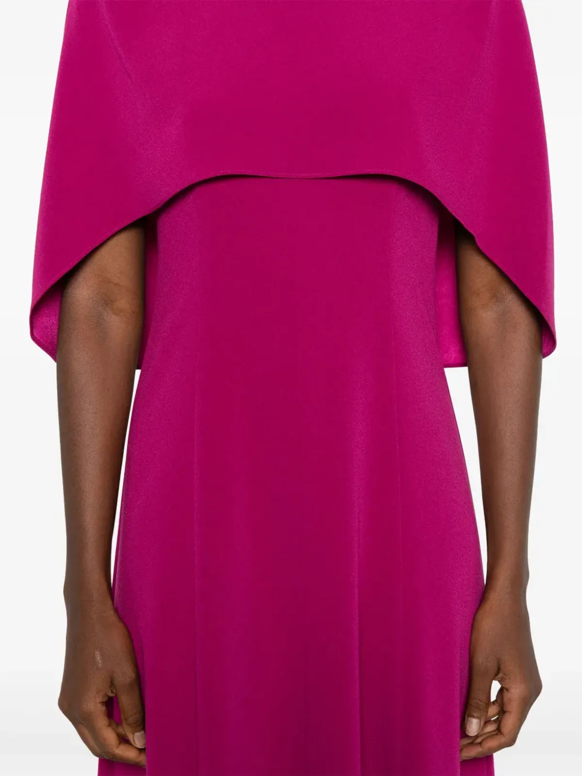 Roland Mouret ケープデザイン ミディドレス - 画像5