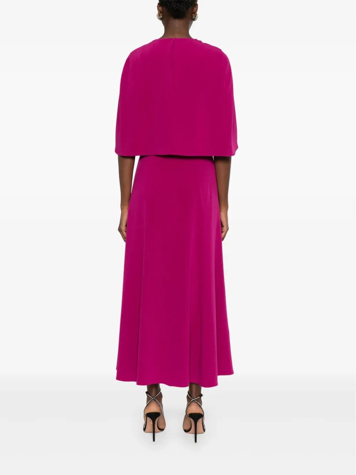Roland Mouret ケープデザイン ミディドレス - 画像4