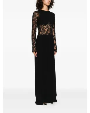 Ermanno Scervino レースパネル付きマキシドレス - サムネイル3