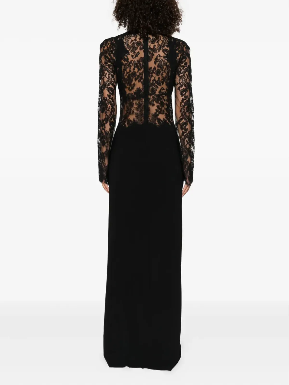 Ermanno Scervino レースパネル付きマキシドレス - 画像4