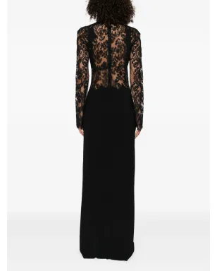 Ermanno Scervino レースパネル付きマキシドレス - サムネイル4