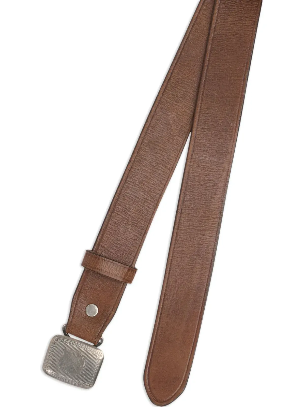 Ralph Lauren RRL レザー レクタングルバックル ベルト - 画像2