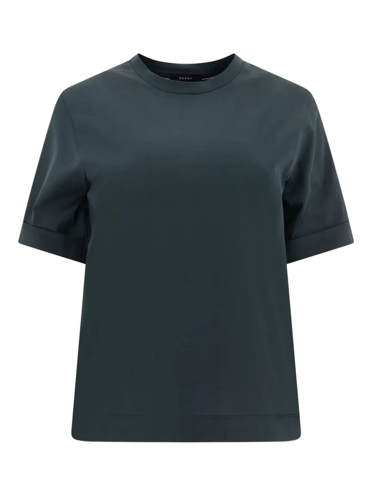 Soeur クルーネック コットンTシャツ - 画像1