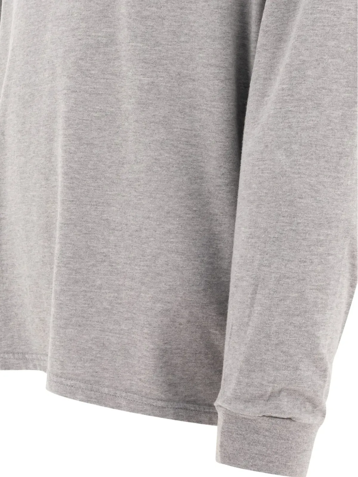 Orslow long-sleeve ribbed-detail T-shirt - Grey - 画像4