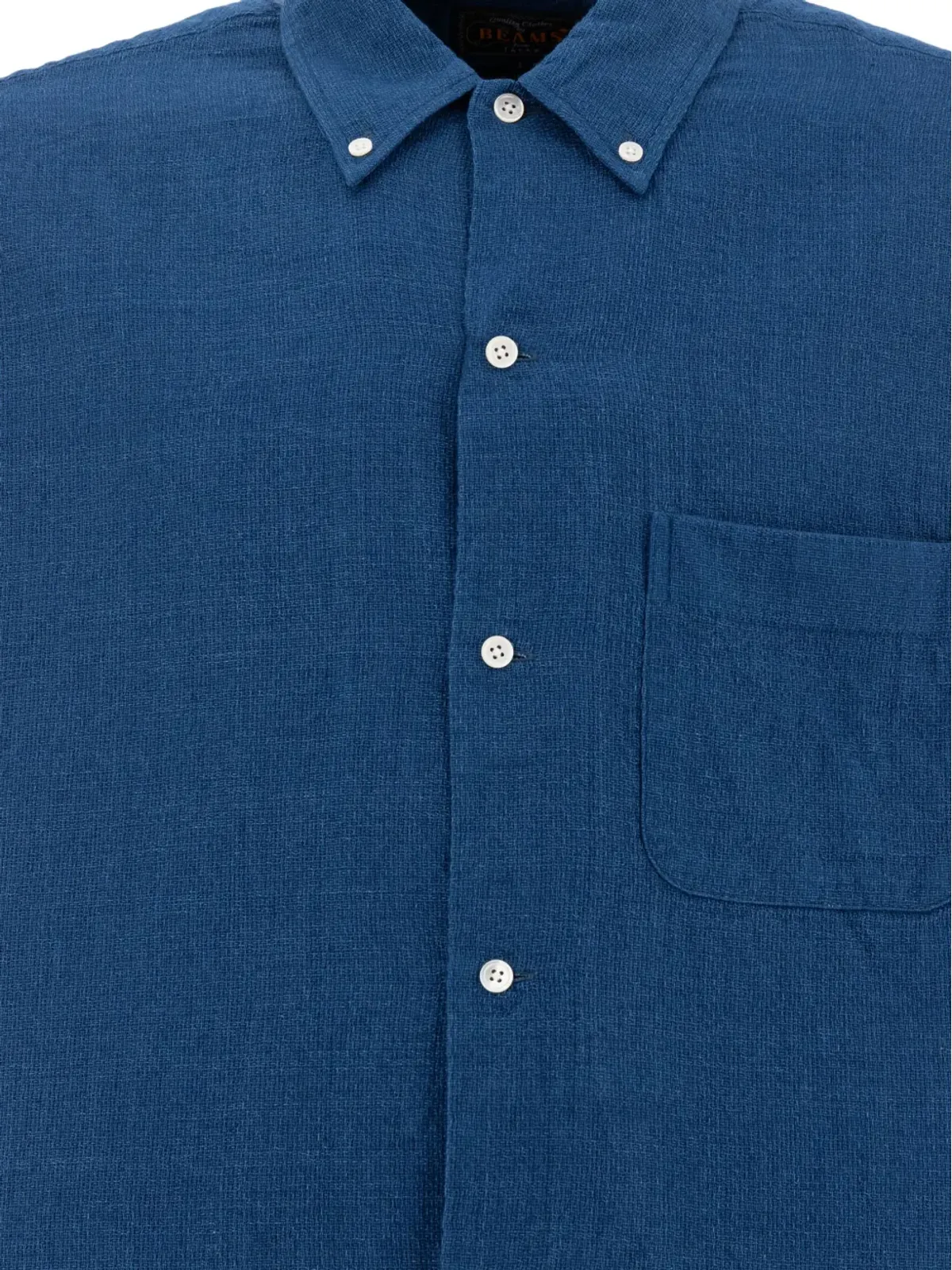 BEAMS PLUS ボタン留めポケットシャツ - Blue - 画像3