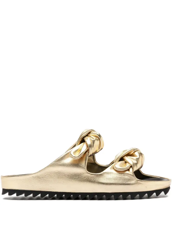 Officine Creative Officine Creative 結び目ダブルストラップサンダルの商品画像