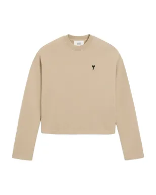 AMI Paris Ami de Coeur ハートロゴ コットン スウェットシャツ - サムネイル1