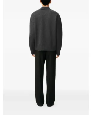 AMI Paris Ami De Coeur ウールポロシャツ - サムネイル4