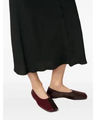AMI Paris ツートーンレザー バレエフラット - サムネイル5
