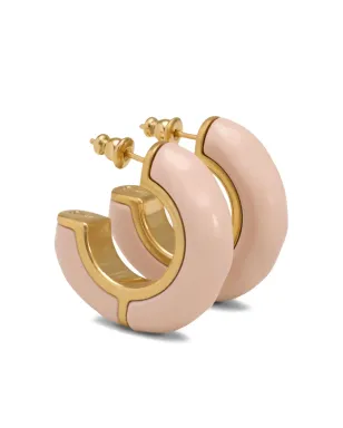AMI Paris ハンマー加工ラッカー仕上げピアス - サムネイル1