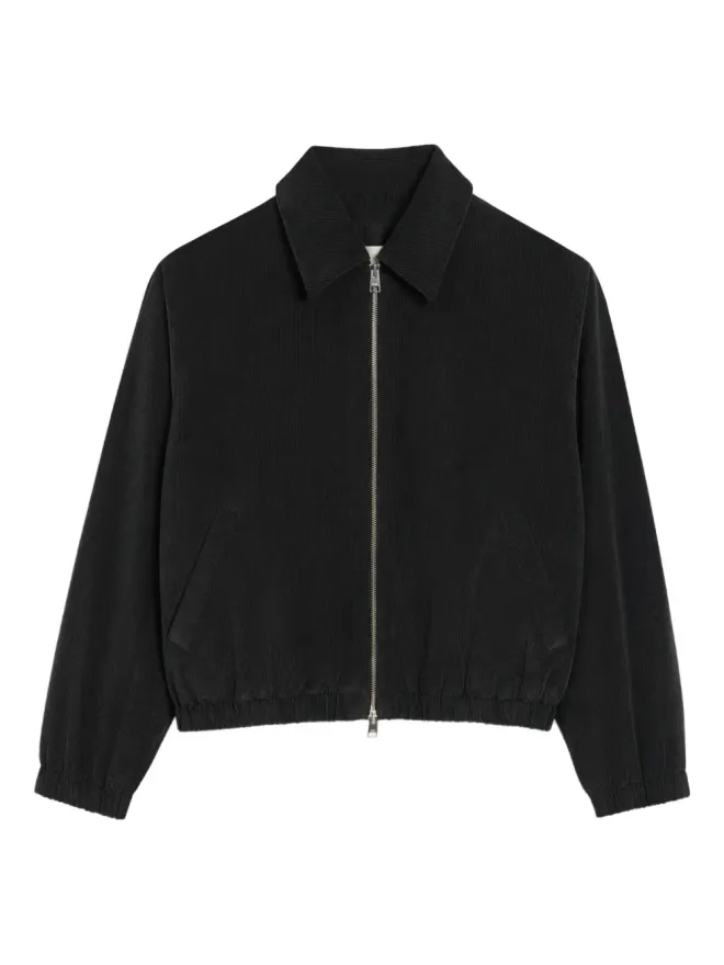 AMI Paris AMI Paris Ami de Coeur ジップファスナー付きグレージャケットの商品画像