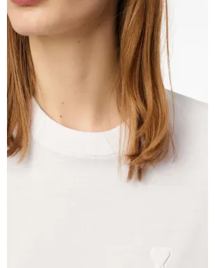 AMI Paris Ami de Coeurモチーフ オーガニックコットン Tシャツ - サムネイル5