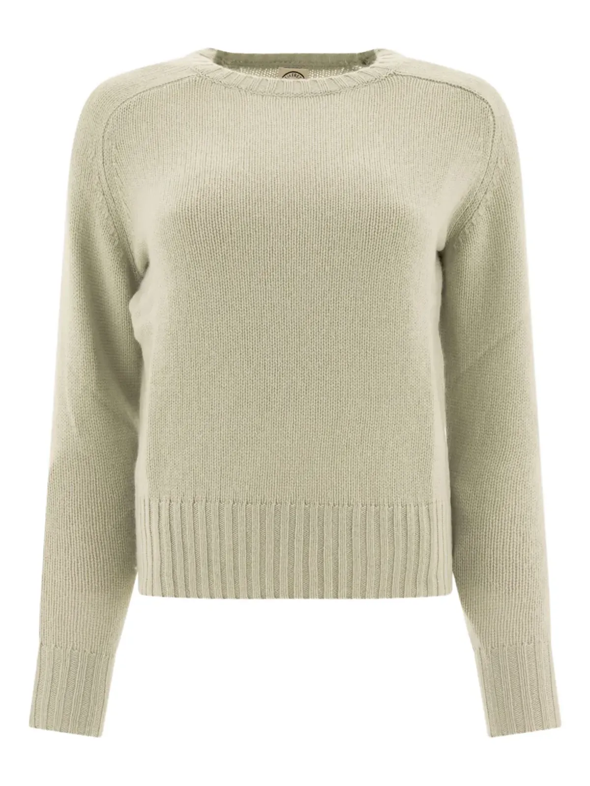 Ines De La Fressnge ribbed-hem raglan-sleeve sweater - Green - 画像1