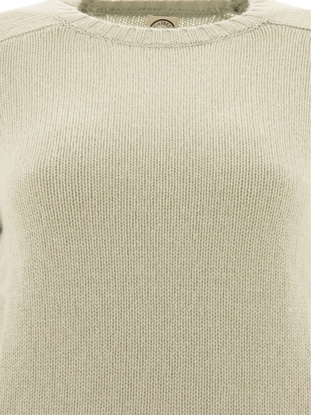 Ines De La Fressnge ribbed-hem raglan-sleeve sweater - Green - 画像3