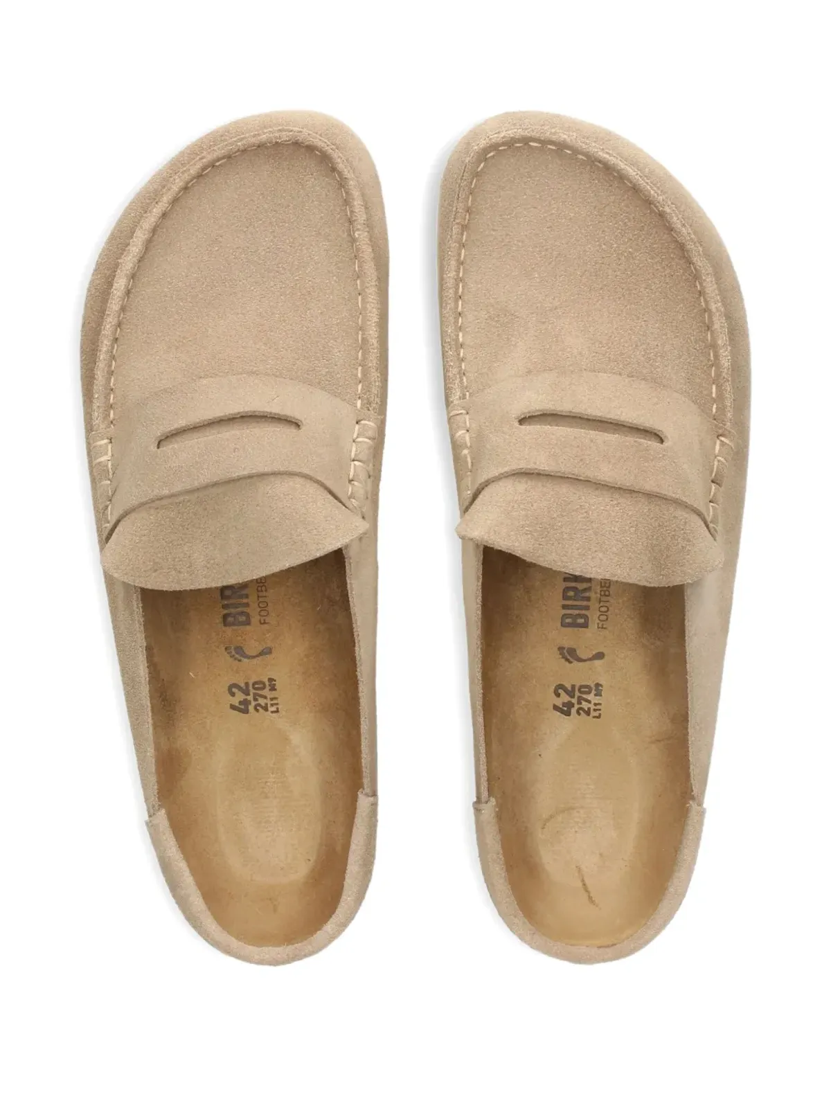 Birkenstock Naples penny loafers - Neutrals - 画像4