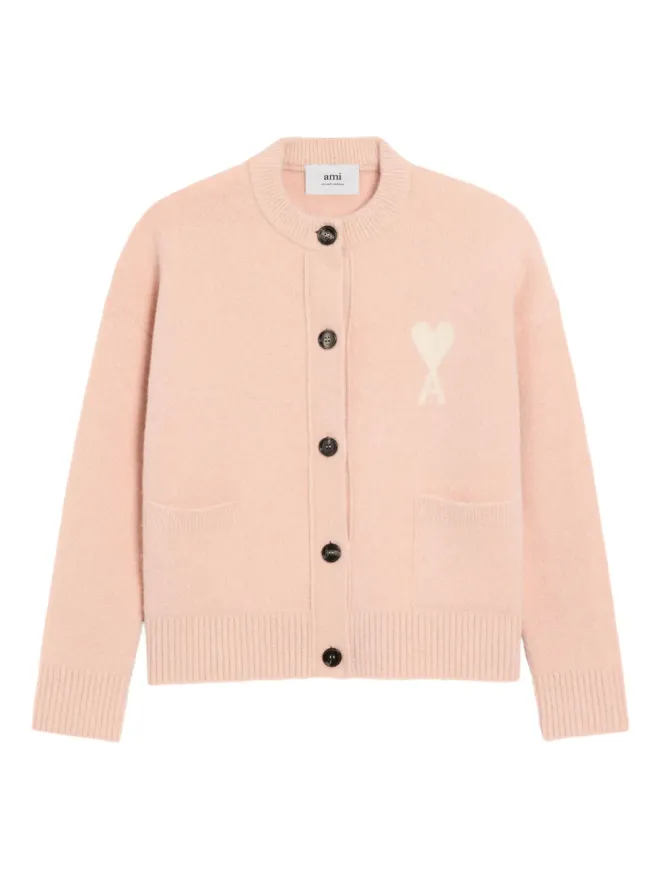 AMI Paris AMI Paris Ami de Coeur カーディガン - ピンクの商品画像