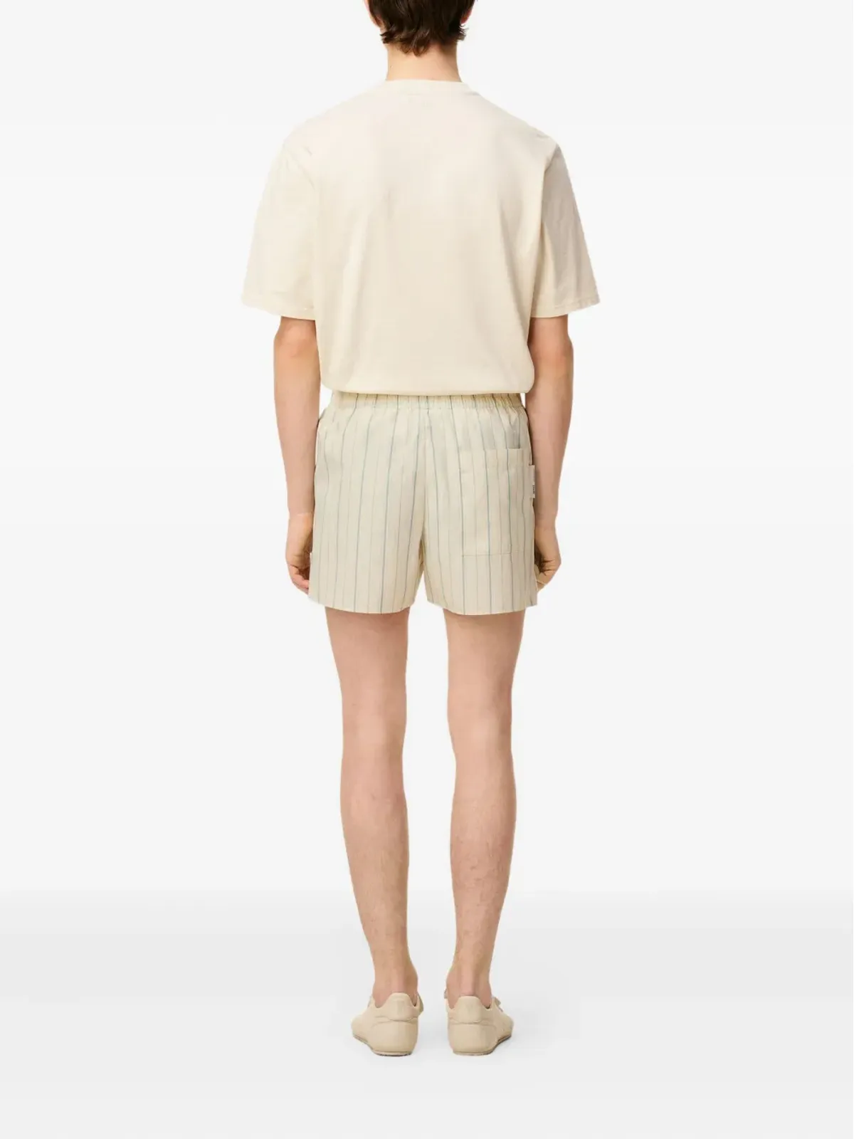 AMI Paris ストライプショーツ - Neutrals - 画像5
