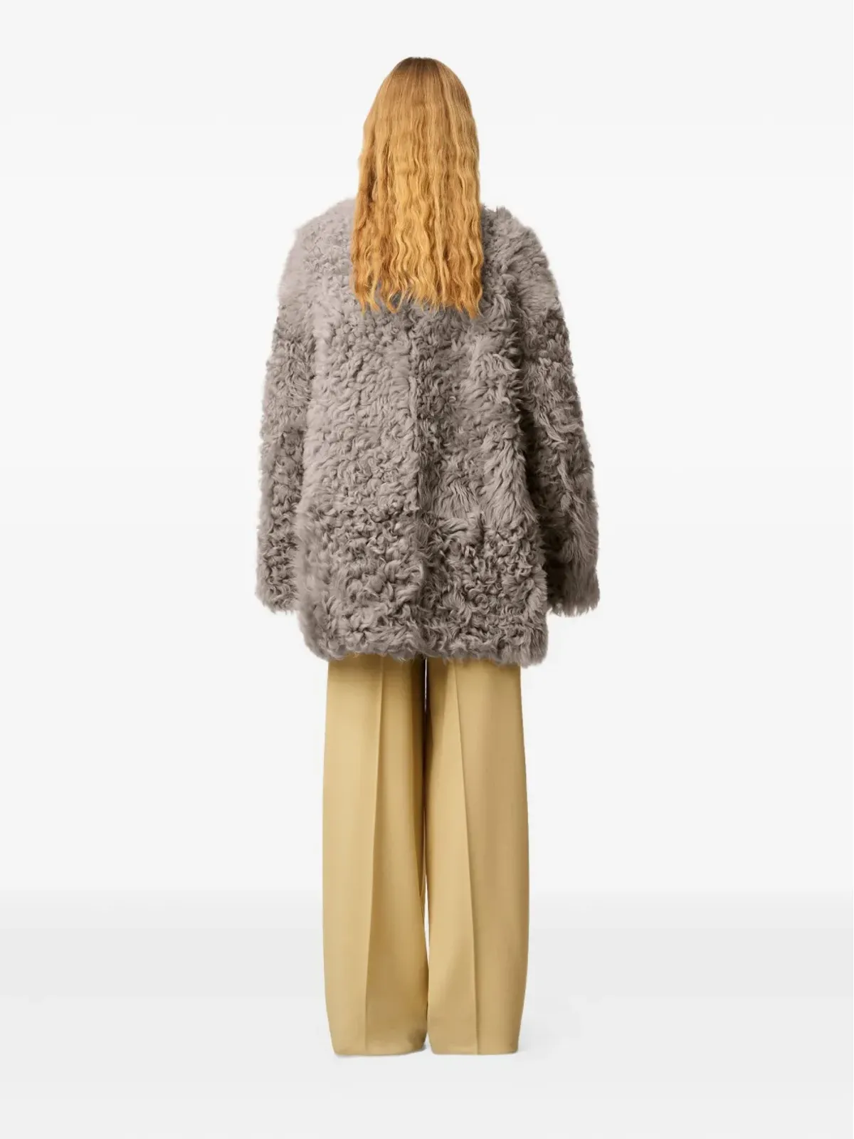 AMI Paris シアリングショートコート - 画像4