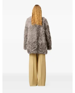 AMI Paris シアリングショートコート - サムネイル4