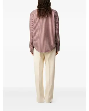 AMI Paris エンボスストライプ コットン ボックスシャツ - サムネイル4