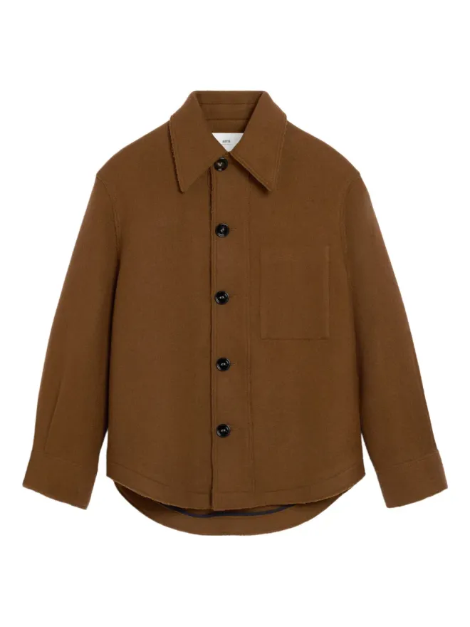 AMI Paris AMI Paris ボタンアップ ウールジャケットの商品画像