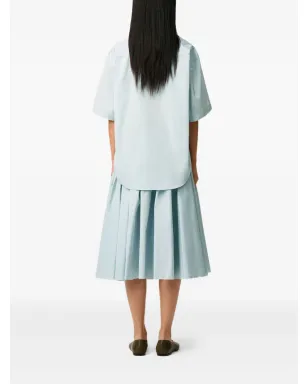 AMI Paris 半袖ボタンアップシャツ - ブルー - サムネイル5