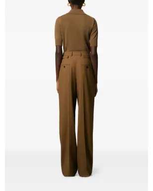 AMI Paris プリーツ入りワイドレッグパンツ - サムネイル4