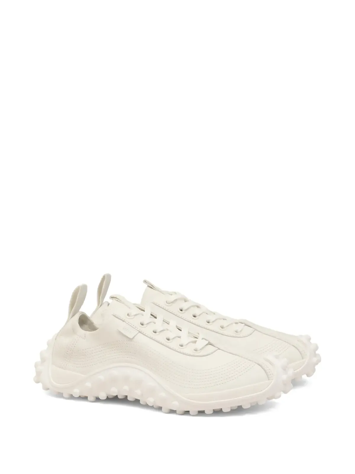 AMI Paris Mirage レザー スニーカー - White - 画像2