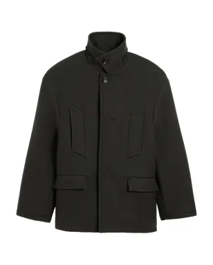 AMI Paris オーバーサイズ ハイカラー ピーコート - サムネイル1