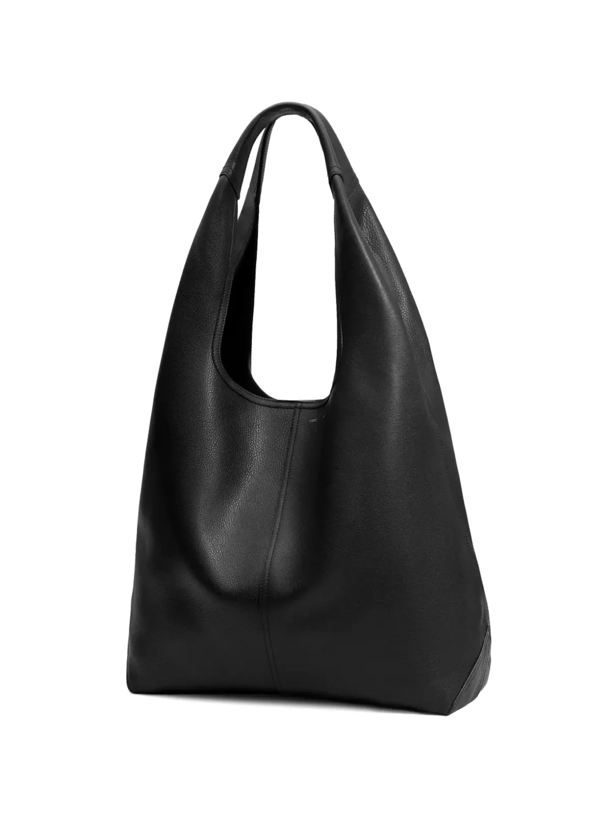 AMI Paris エティエンヌ レザー トートバッグ - Black - 画像5