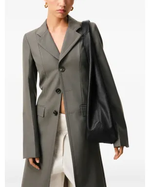 AMI Paris エティエンヌ レザー トートバッグ - Black - サムネイル3