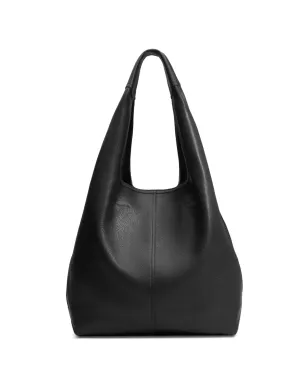 AMI Paris エティエンヌ レザー トートバッグ - Black - サムネイル4