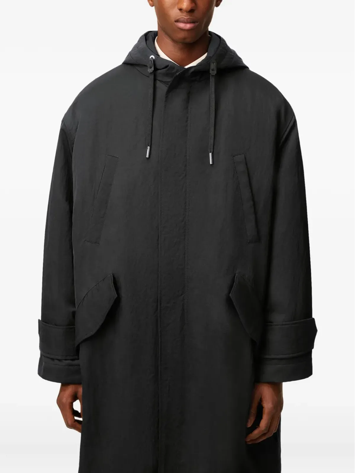 AMI Paris パディッドパーカージャケット - Grey - 画像5
