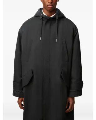 AMI Paris パディッドパーカージャケット - Grey - サムネイル5