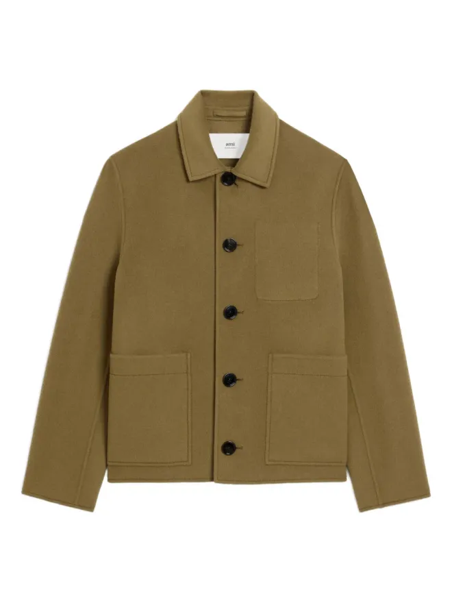 AMI Paris AMI Paris ボタン留めパッチポケットジャケットの商品画像
