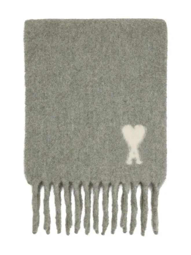 AMI Paris AMI Paris Ami De Coeur フリンジスカーフの商品画像