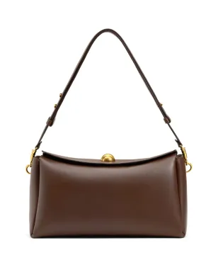AMI Paris Carrousel 本革バッグ ブラウン - サムネイル1