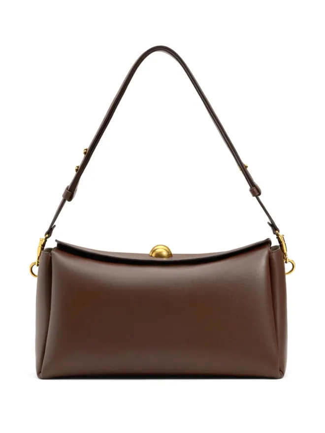 AMI Paris AMI Paris Carrousel 本革バッグ ブラウンの商品画像