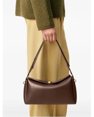 AMI Paris Carrousel 本革バッグ ブラウン - サムネイル3