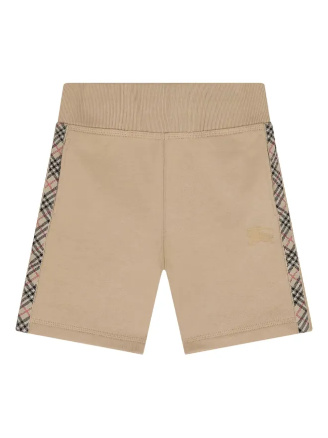 Burberry Kids Burberry Kids サイドチェック コットンショーツの商品画像