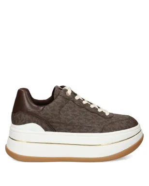 Michael Michael Kors Hayes プラットフォームスニーカー - Brown - サムネイル1