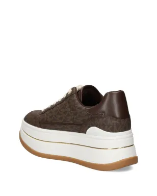 Michael Michael Kors Hayes プラットフォームスニーカー - Brown - サムネイル3