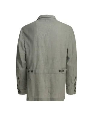 Brunello Cucinelli ボタン留めフラップポケットジャケット - サムネイル2